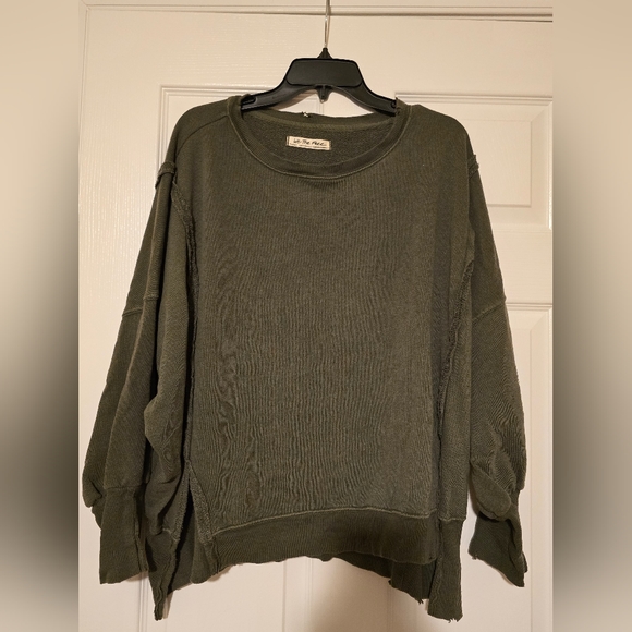 NWOT Free People We The Free | Camden Sweatshirt In Adventurer Size XS - Picture 1 of 2